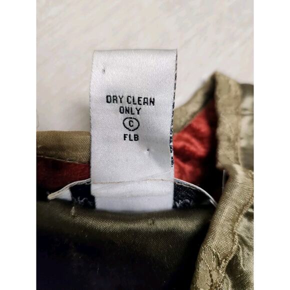 Drapers and Damons Jacket Patchwork Boho 3/4 Sleeves Size P/M Band Collar - Picture 10 of 10